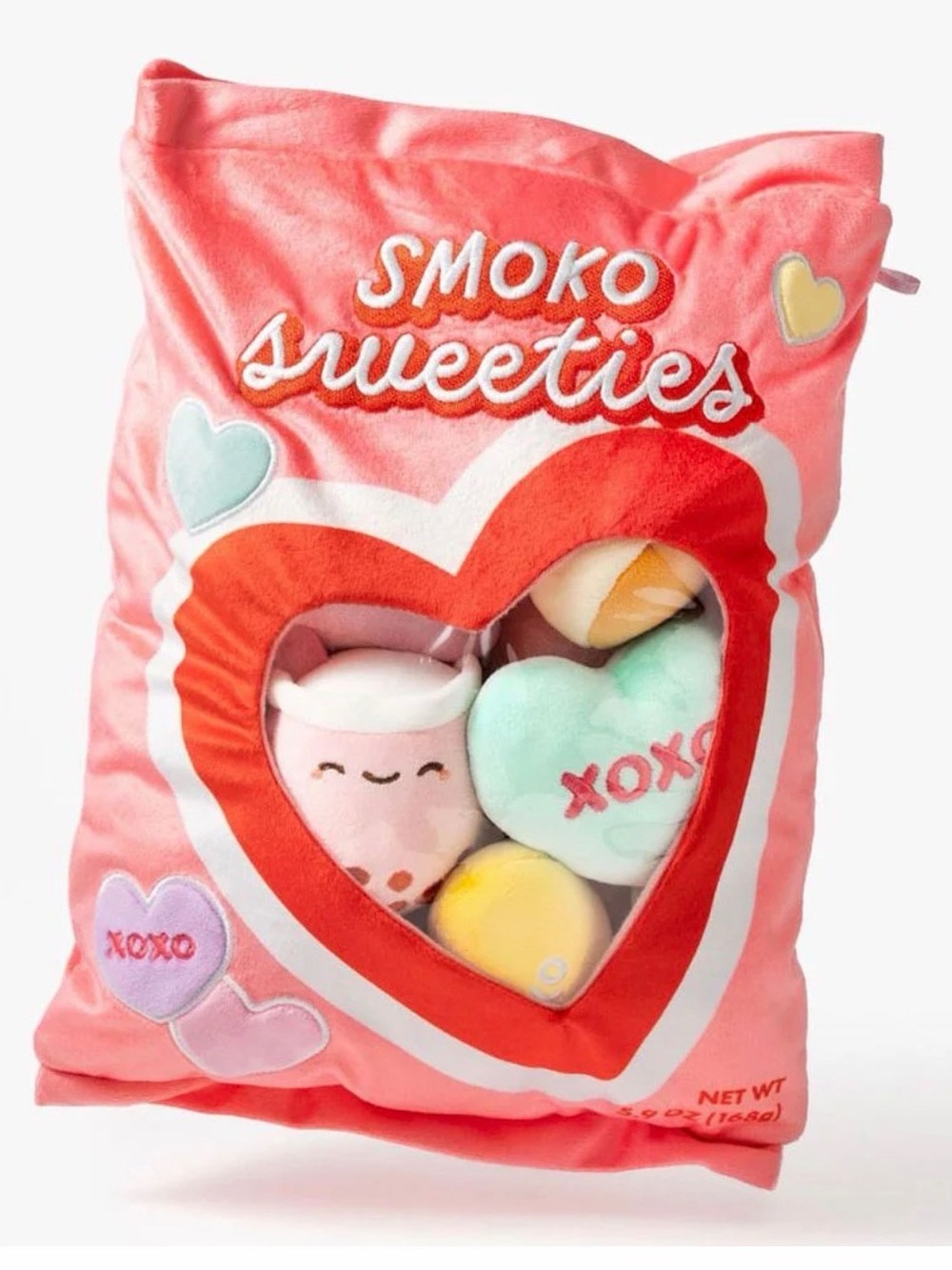 Smoko Sweeties Plush Candy Pack - Pink